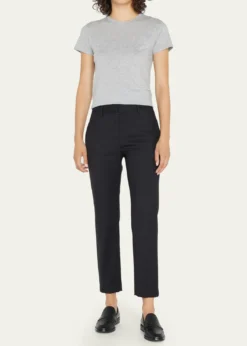 VinceEssential Crewneck Pima Cotton Tee