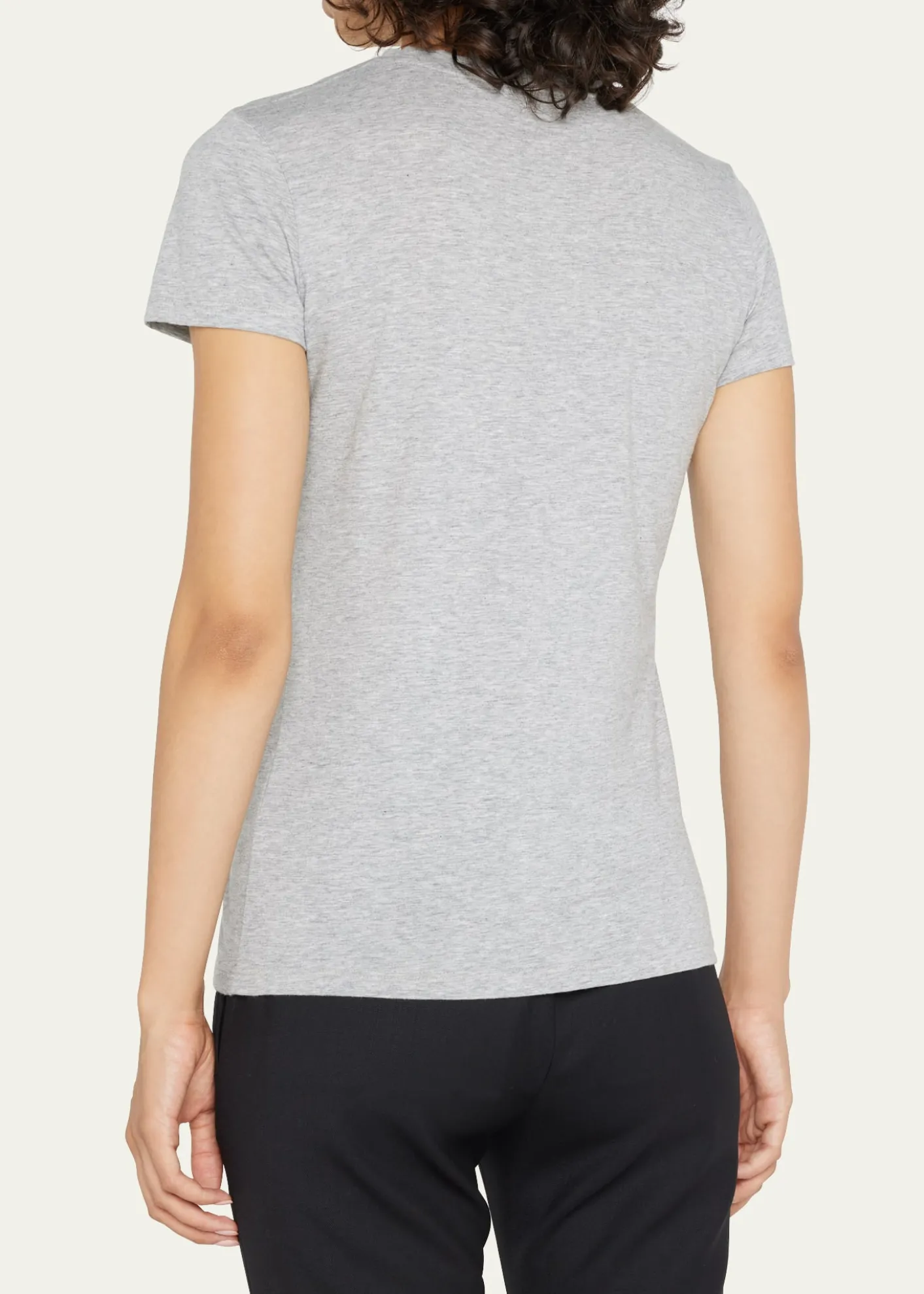 VinceEssential Crewneck Pima Cotton Tee