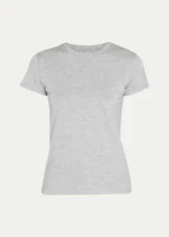 VinceEssential Crewneck Pima Cotton Tee