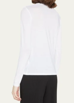 VinceEssential Long-Sleeve Crewneck Tee
