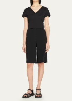 VinceEssential Pima Cotton V-Neck Tee