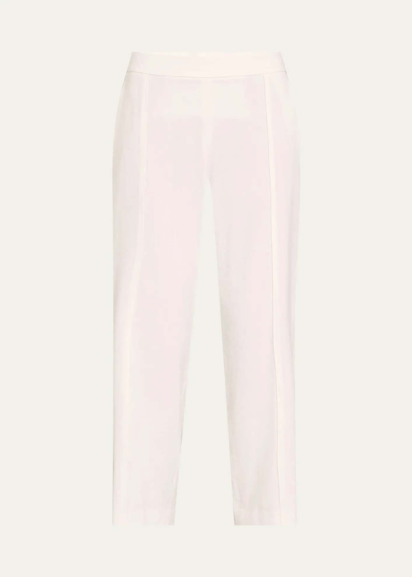 VinceGrace Mid-Rise Linen Tapered Pull-On Pants