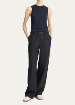 VinceHemp Wide-Leg Utility Pants