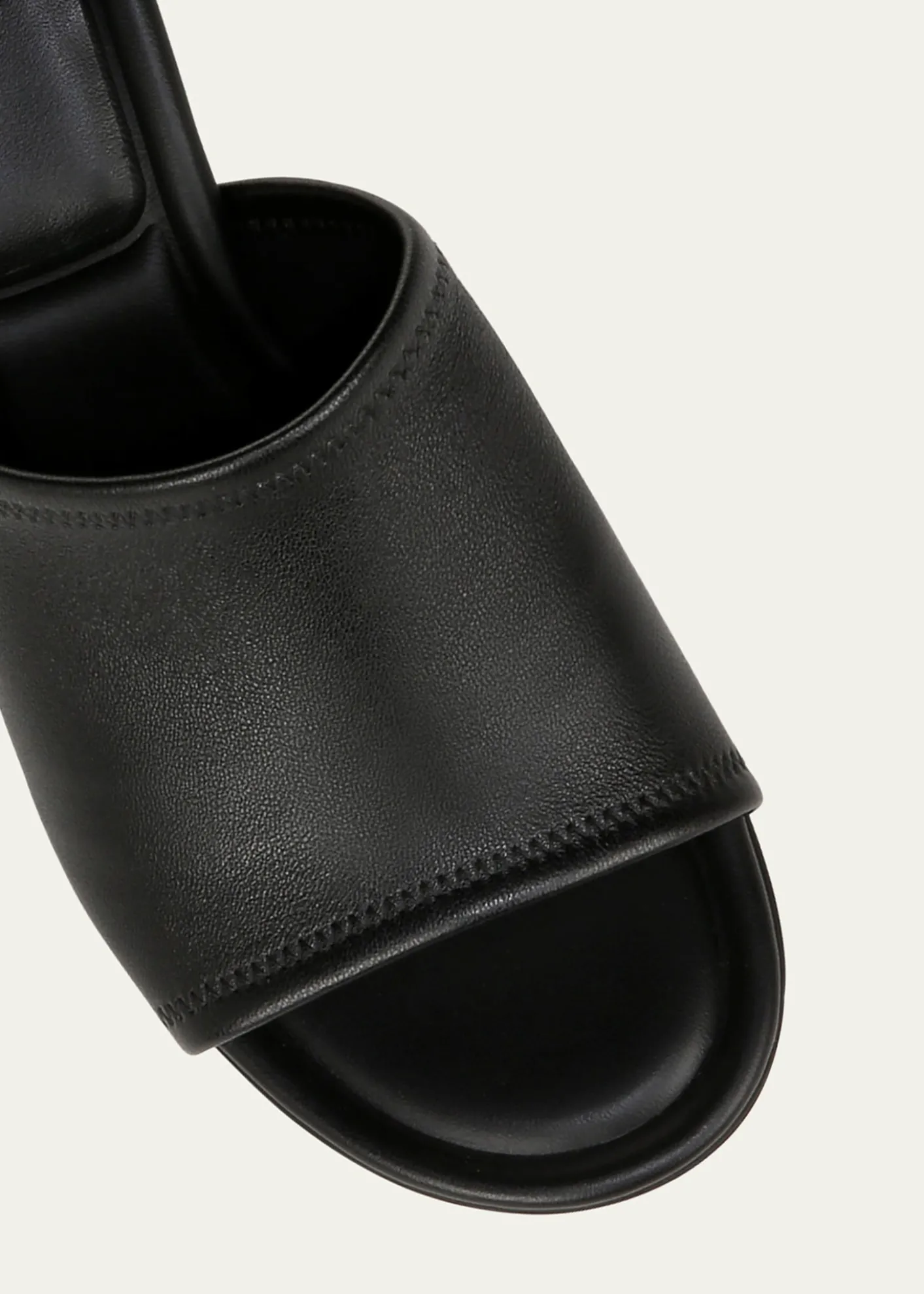VinceJoan Glove Leather Slide Sandals