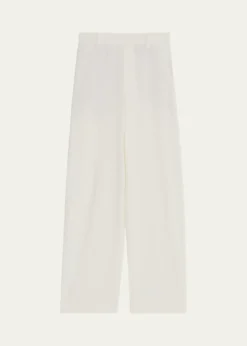 VinceJoan High-Rise Pull-On Linen Pants