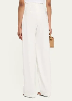 VinceJoan High-Rise Pull-On Linen Pants