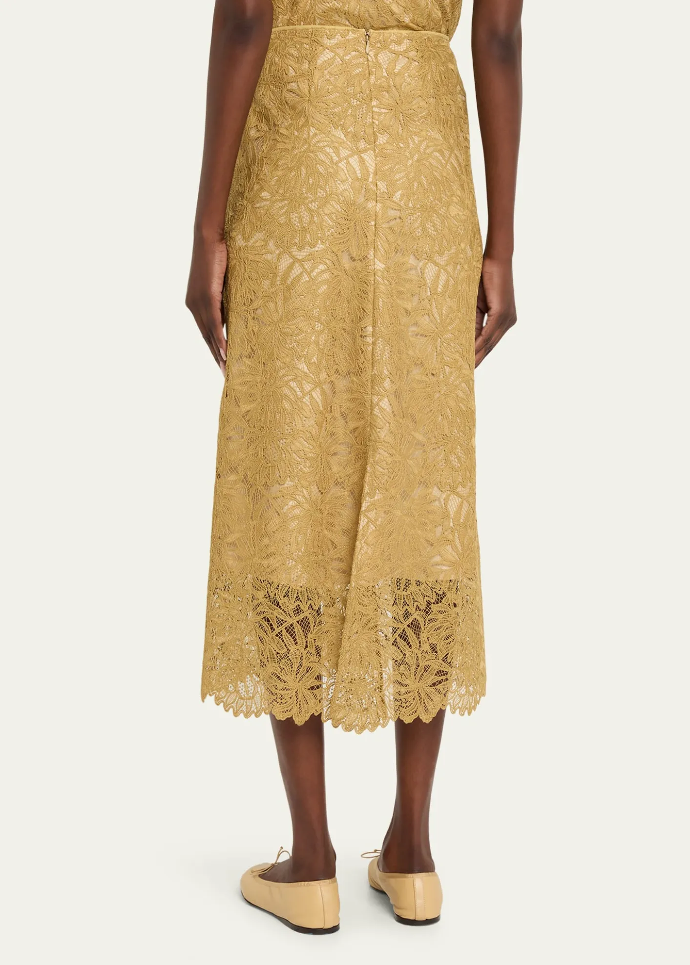 VinceLace Slip Skirt