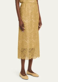 VinceLace Slip Skirt