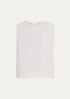 VinceLinen Crewneck Top