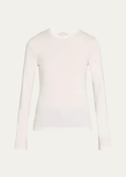 VinceLong-Sleeve Crewneck Tee