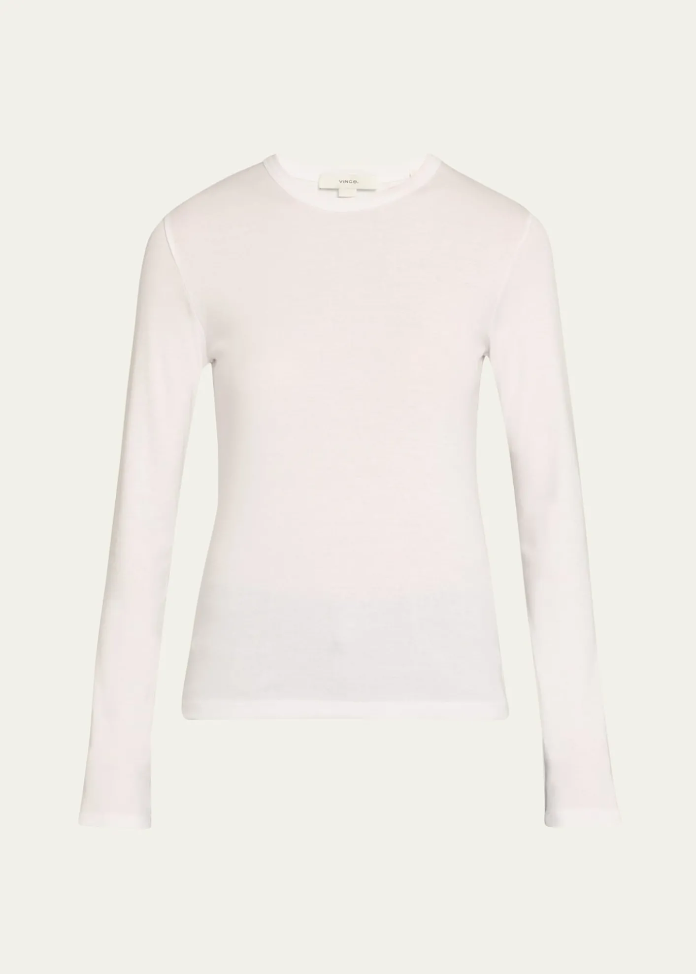 VinceLong-Sleeve Crewneck Tee