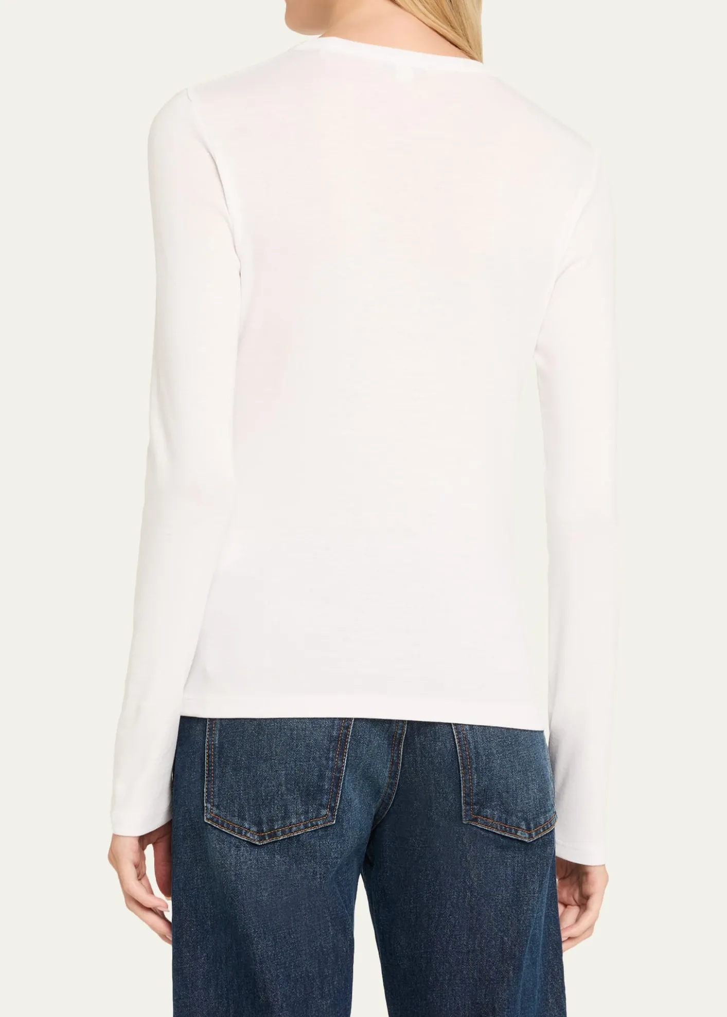 VinceLong-Sleeve Crewneck Tee