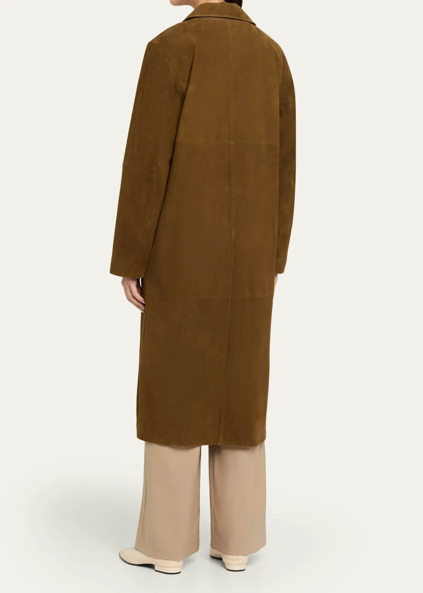 VinceLong Suede Coat