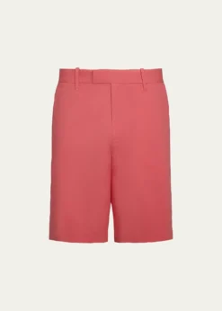 VinceMen's Italian Cotton Extended-Tab Shorts