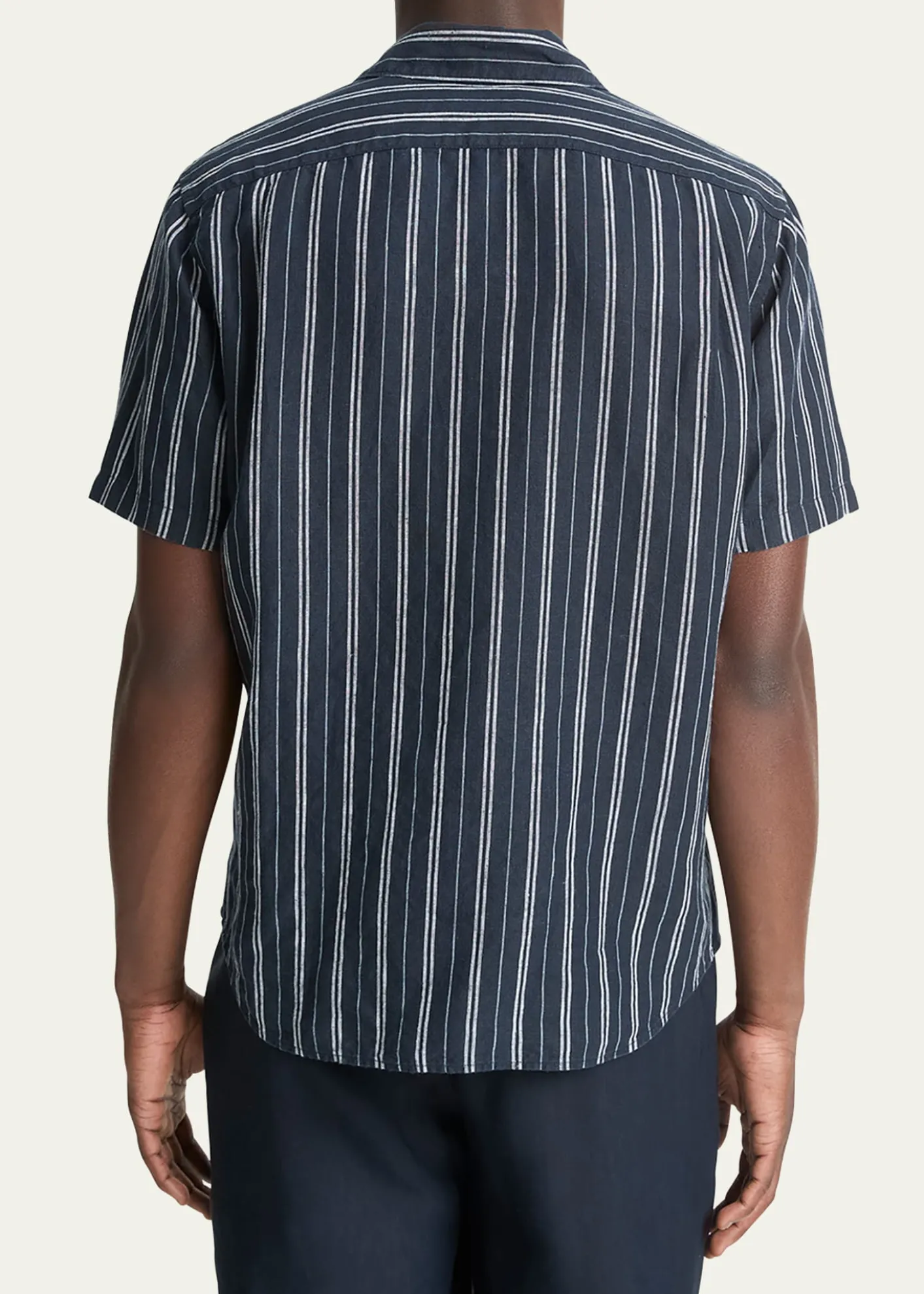 VinceMen's Classic Striped Sport Shirt