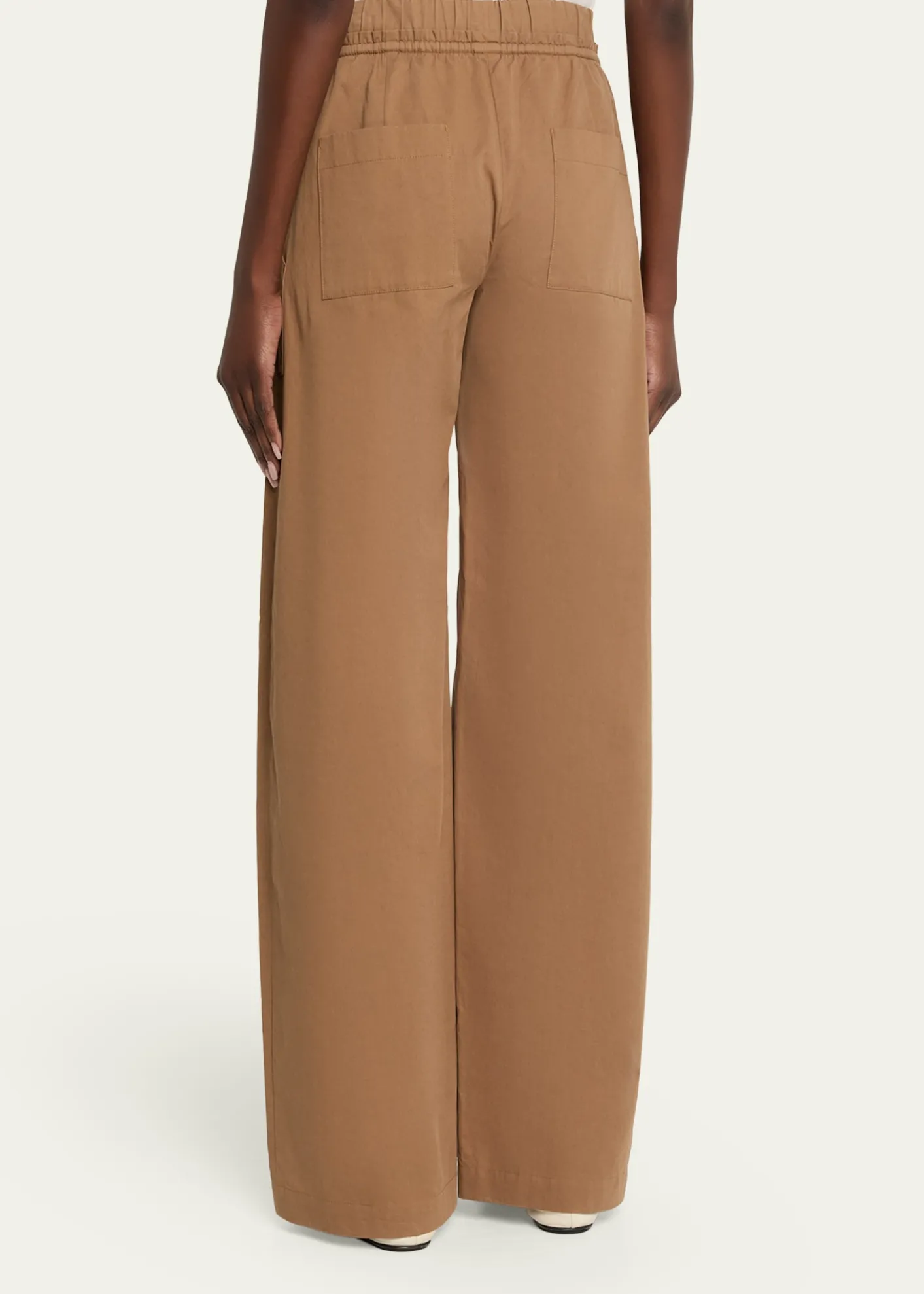 VinceMid-Rise Cotton Drawstring Pants