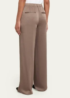 VinceMid-Rise Shiny Drawstring Sweatpants