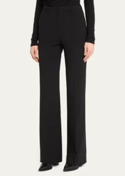 VinceMid-Rise Tailored Flare Pants