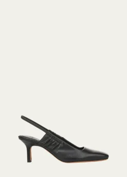 Vince65mm Venice Leather Slingback Pumps