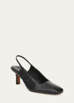 Vince65mm Venice Leather Slingback Pumps