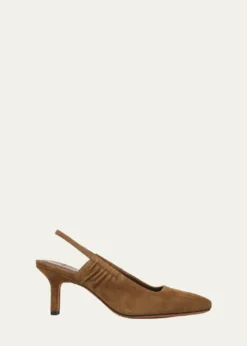 Vince65mm Venice Suede Slingback Pumps