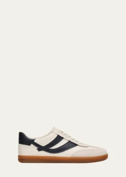 VinceOasis Mixed Leather Retro Sneakers