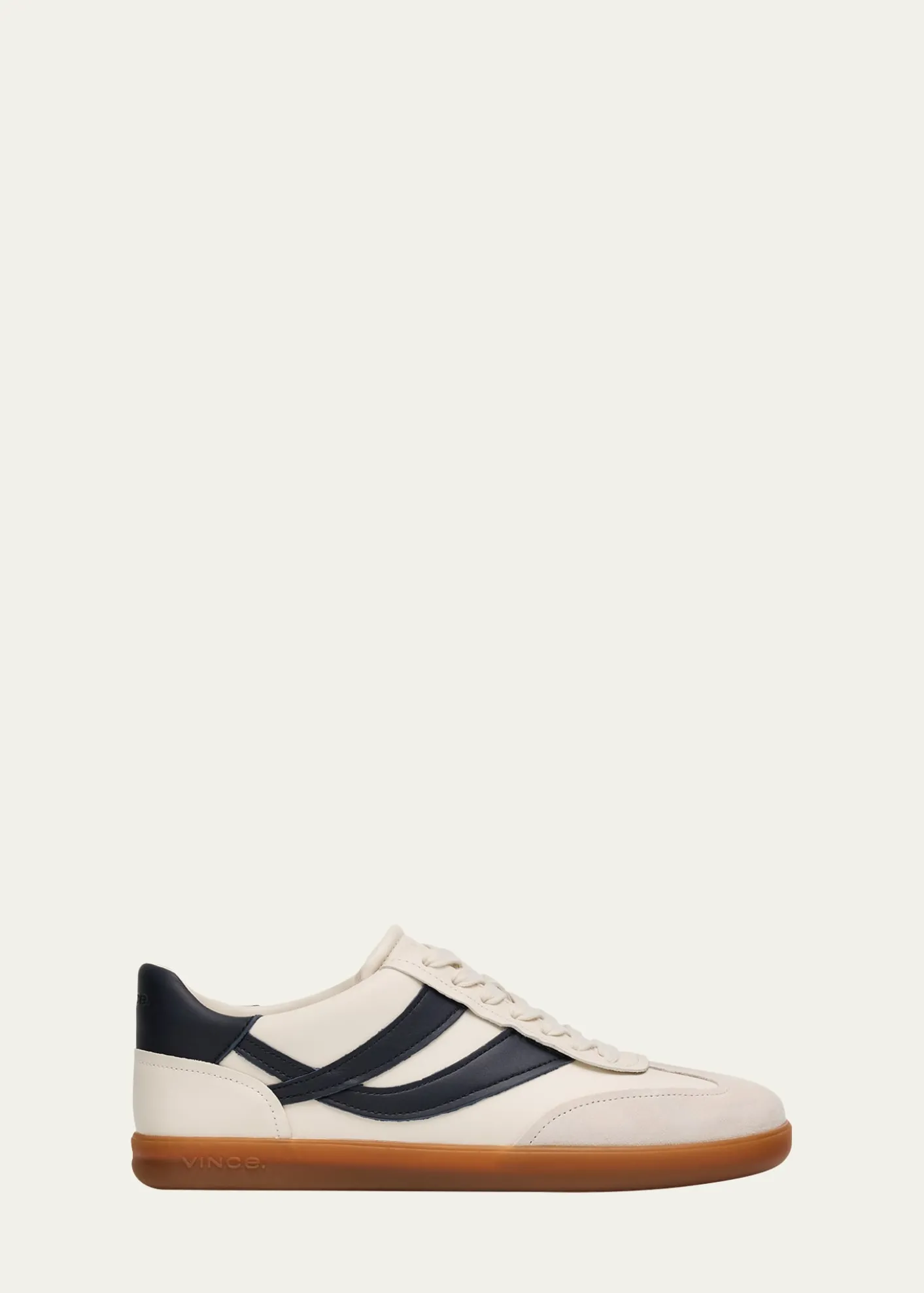VinceOasis Mixed Leather Retro Sneakers
