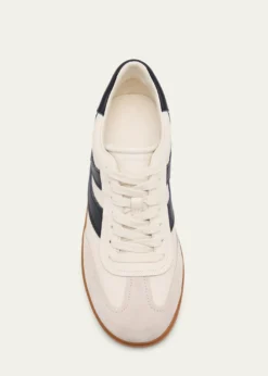 VinceOasis Mixed Leather Retro Sneakers