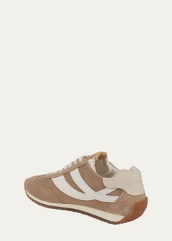 VinceOasis Mixed Leather Retro Sneakers