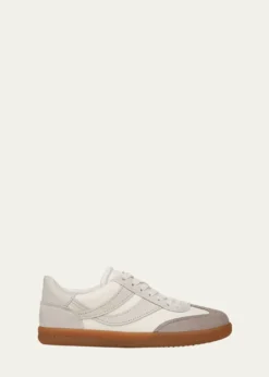 VinceOasis Mixed Leather Retro Sneakers