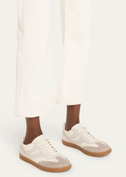 VinceOasis Mixed Leather Retro Sneakers