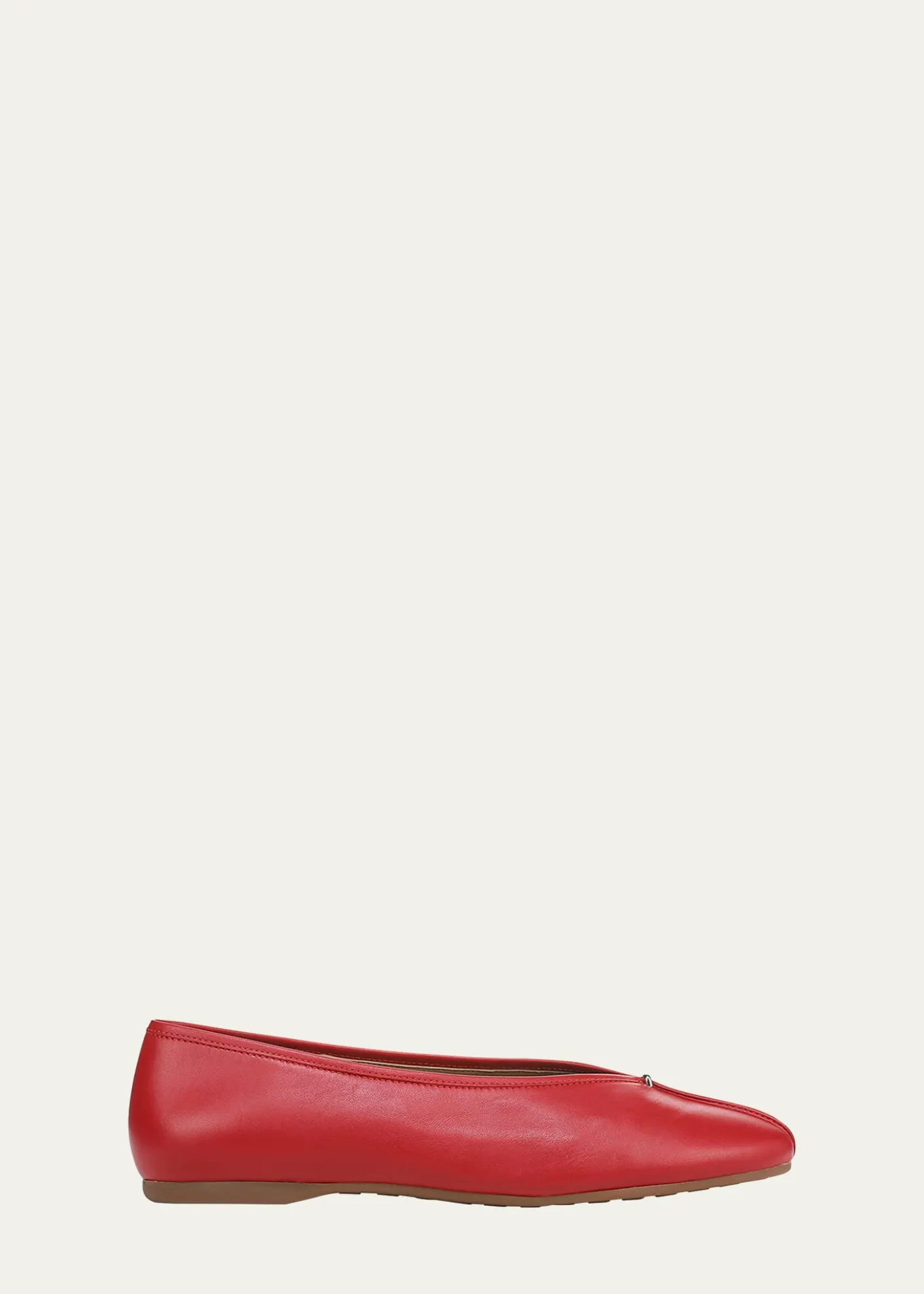 VinceOri Leather Ballet Flats