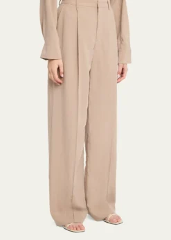 VincePleated High-Rise Pants