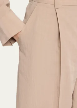 VincePleated High-Rise Pants