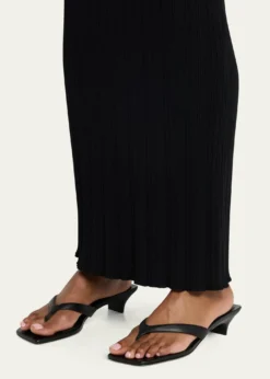 VinceSan Juan Leather Heeled Thong Sandals