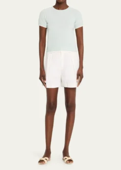 VinceShort-Sleeve Double-Layer Tee