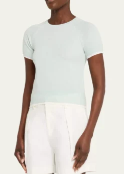 VinceShort-Sleeve Double-Layer Tee