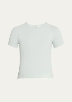 VinceShort-Sleeve Double-Layer Tee