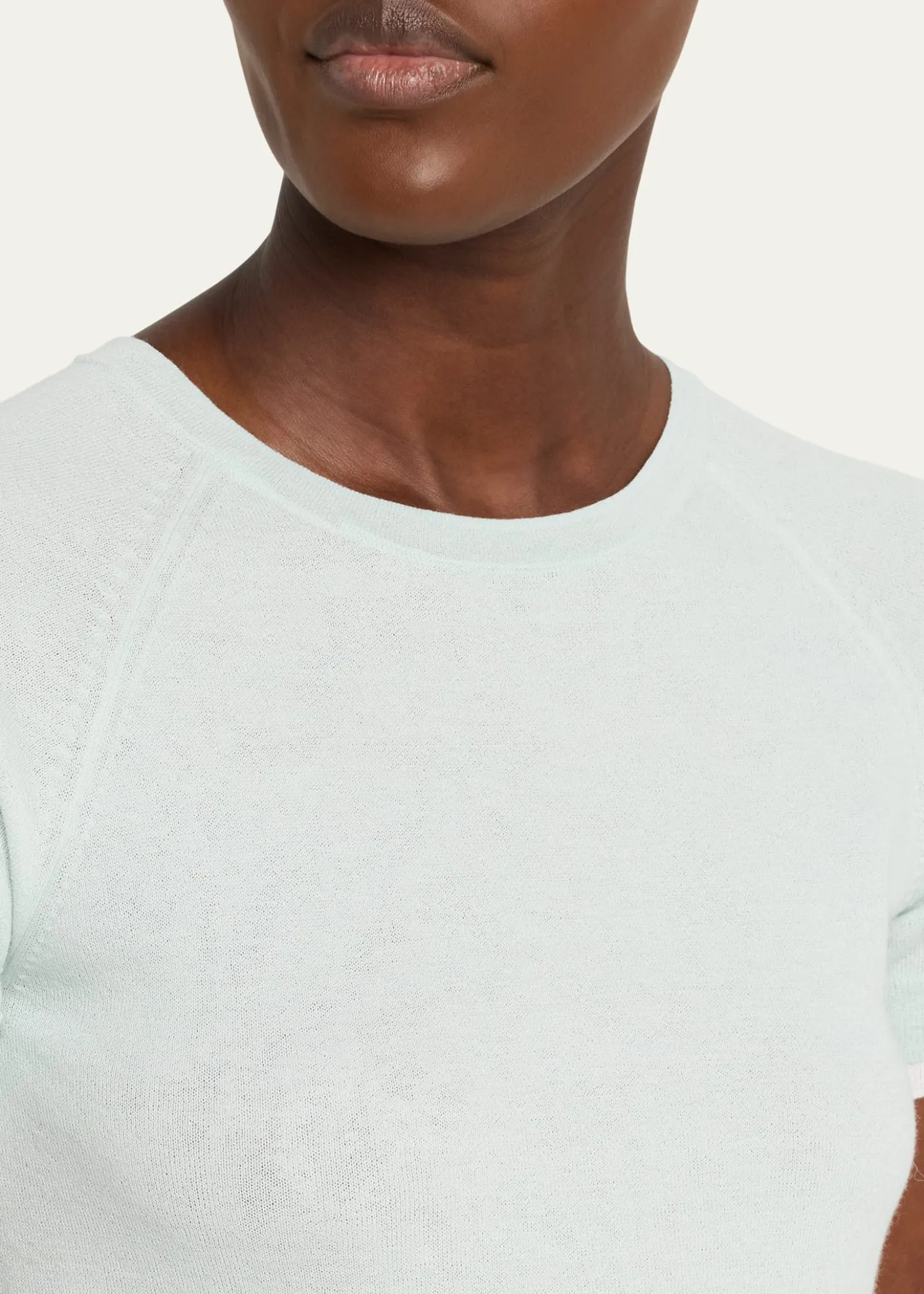VinceShort-Sleeve Double-Layer Tee