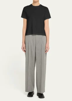 VinceShort-Sleeve Pima Cotton Crewneck T-Shirt
