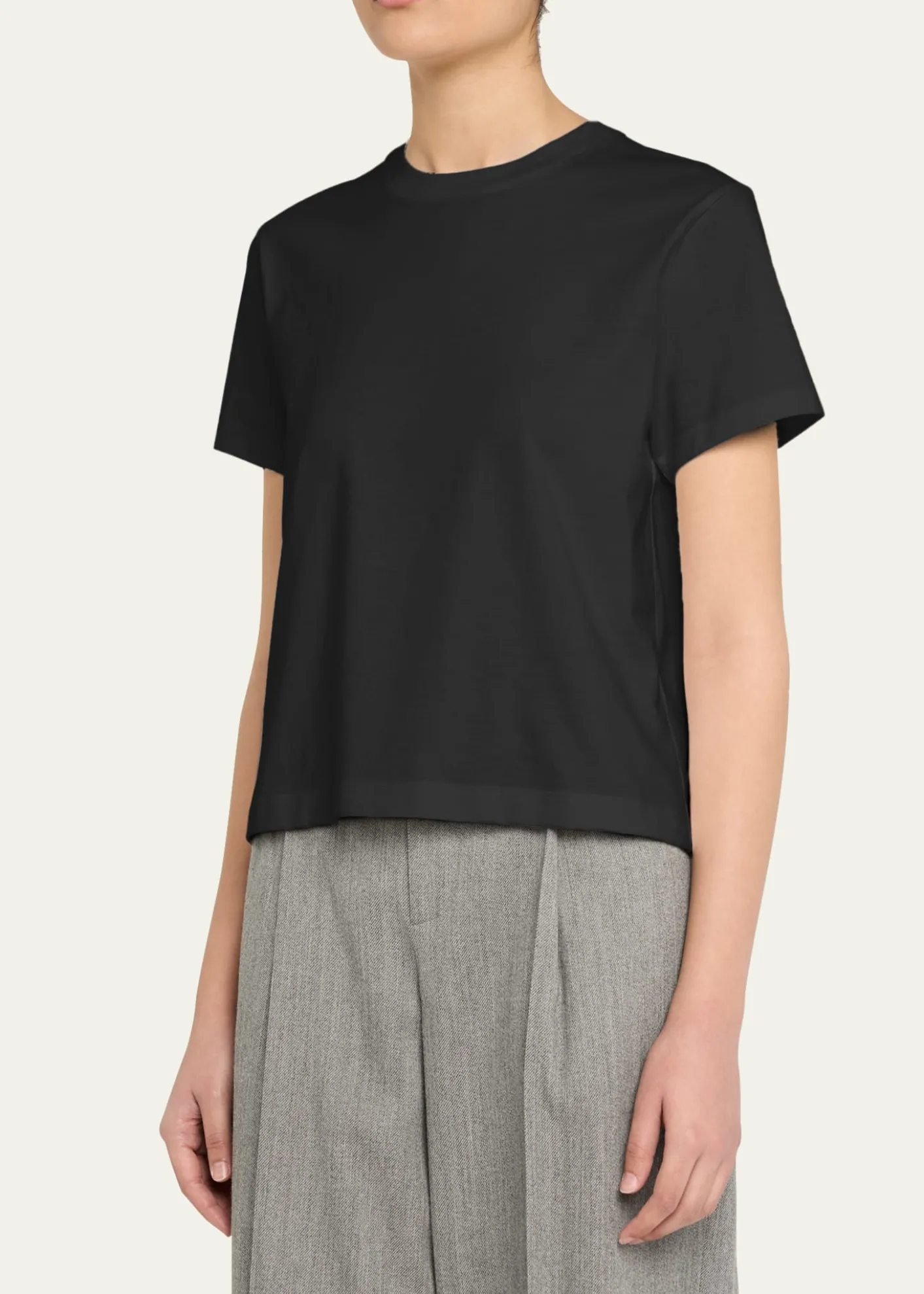 VinceShort-Sleeve Pima Cotton Crewneck T-Shirt