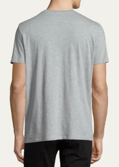 VinceShort-Sleeve V-Neck Jersey T-Shirt, Gray