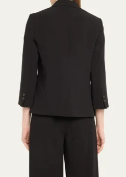 VinceShrunken Bracelet-Sleeve Blazer