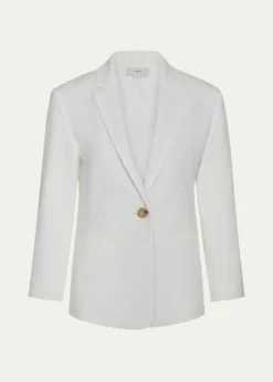 VinceShrunken Linen Blazer