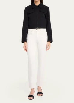 VinceShrunken Stretch Cotton Jacket