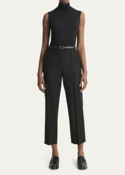 VinceSleeveless Turtleneck Top