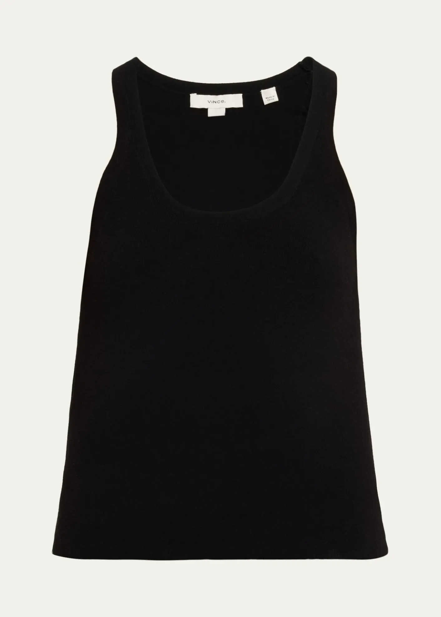 VinceStretch-Viscose Tank Top