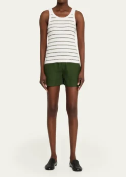 VinceStripe Scoop-Neck Tank Top