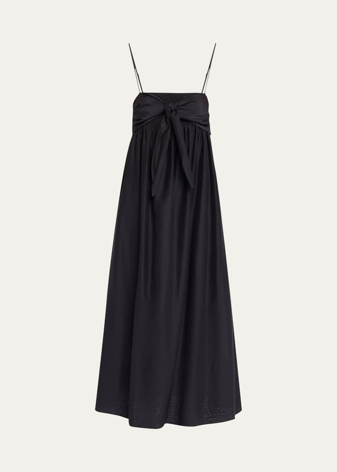 VinceTie-Front Cotton Maxi Dress