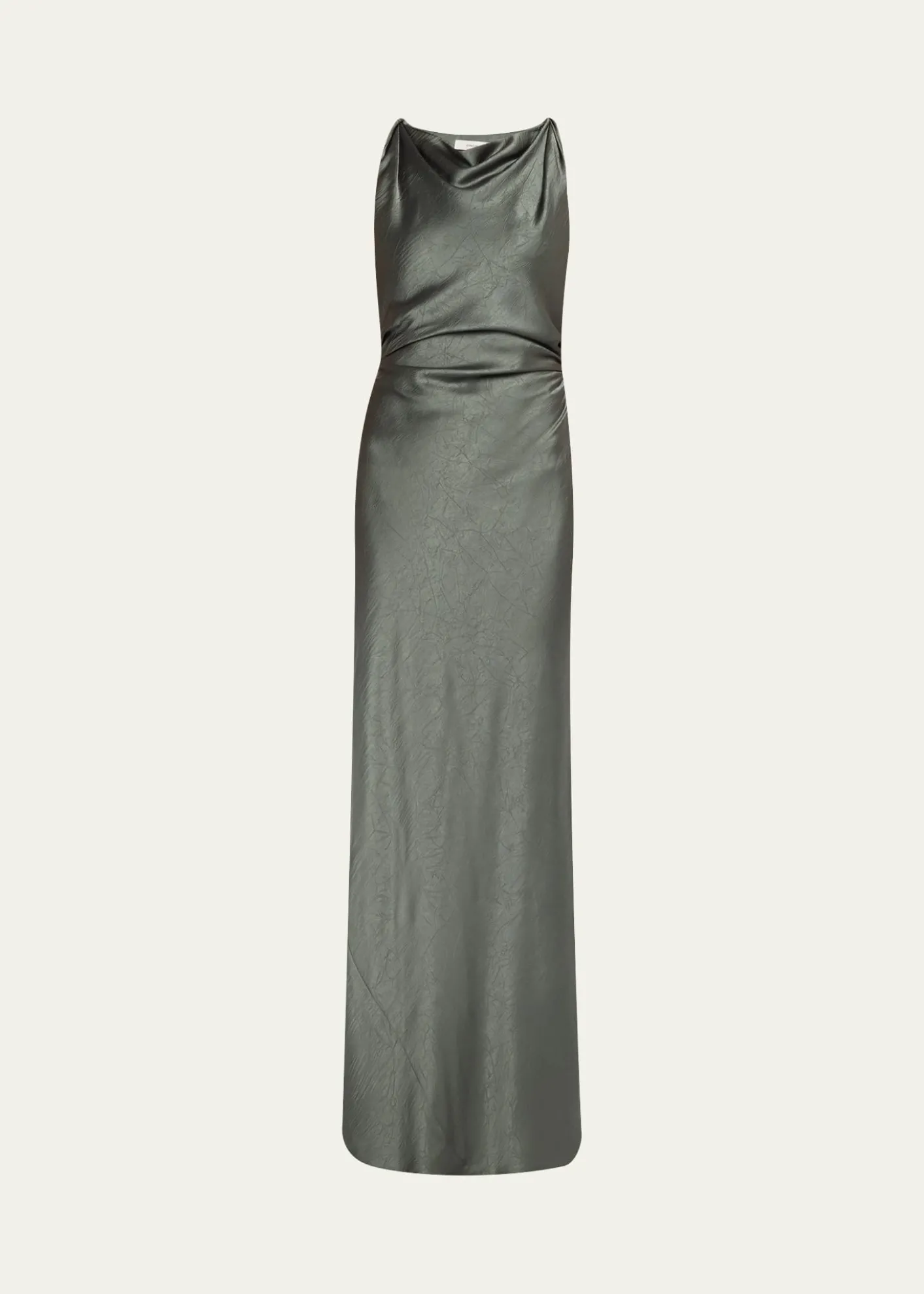 VinceTwist Satin Maxi Dress
